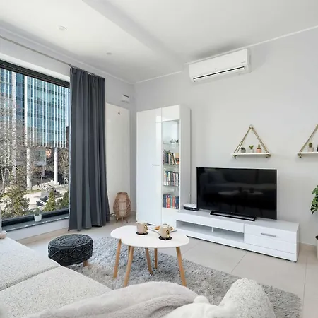 Polwiejska Modern With Ac & Remote Work In Centre By Renters Apartment